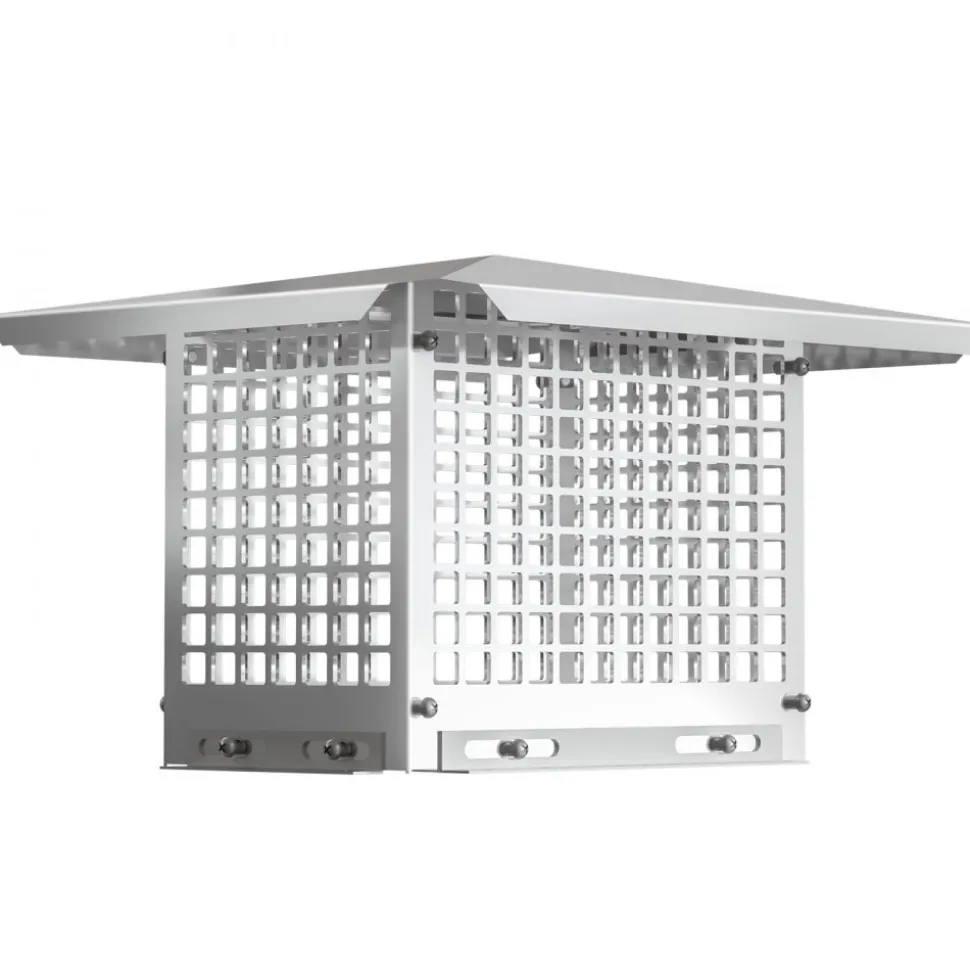 VEVOR Chimney Cap, 8" x 13" Flue Caps, 304 Stainless Steel Fireplace Chimney Cover, Adjustable Metal Spark Arrestor with Bolts Screws, Mesh Chimney Flue Cover for Outside Existing Clay Flue Tile