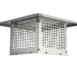 VEVOR Chimney Cap, 12 x 12 inch, 304 Stainless Steel Fireplace Chimney Cover, Not Easily Toppled & Practical Accessories & Easy Installation, Fits Mesh Flue Covers Outside Clay Flue Shingles, Silver