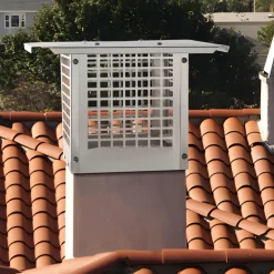 VEVOR Chimney Cap, 9 x 9 inch, 304 Stainless Steel Fireplace Chimney Cover, Not Easily Toppled & Practical Accessories & Easy Installation, Fits Mesh Flue Covers Outside Clay Flue Shingles, Silver