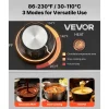 VEVOR Chocolate Melting Machine, 3 Cook Modes, 2 Tanks 9 Lbs Choc Melter, 86℉ - 230℉, 3 Cook Modes, 800W Power, Water Bath Heat System, 1/6 x 2 Pans, Stainless Steel, Cheese Warmer, Commercial & Home