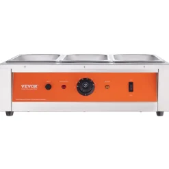 VEVOR Chocolate Tempering Machine, 26.5 Lbs 3 Tanks Chocolate Melting Pot TEMP Control 86~185℉, 1500W Stainless Steel Electric Commercial Food Warmer For Chocolate/Milk/Cream Melting and Heating