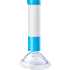 VEVOR Choking Rescue Device, Portable Airway Clear Anti Choking Suction Device with 4 Multi-size Masks and 1 Storage Bag, First Aid Kit for Removing Blocked Objects, for Home, School, Travel