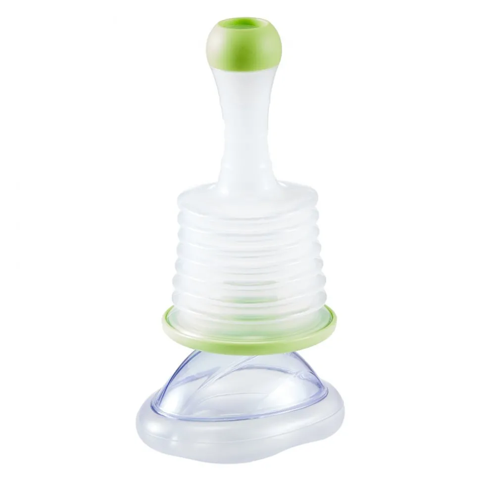 VEVOR Choking Rescue Device, Portable Airway Clear Anti Choking Suction Device with 2 Multi-size Masks and 1 Storage Bag, First Aid Kit for Removing Blocked Objects, for Home, School, Travel