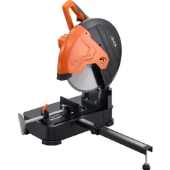VEVOR Chop Saw 16-inch Cold Cut Blade 3000 W Powerful Motor Cut Off Saw, For Cutting Metal, -45° to 45° Adjustable Angle, Efficient Dry Cutting, Stable, with Thickened Blade Guard and Scale Ruler