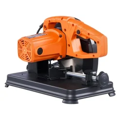 VEVOR Chop Saw, 7-1/4 in Stainless Steel Cold Cut Blade, 1200 W Motor, 4000 r/min Speed, 0-45° Adjustable Cutting Angle, Metal Cutting Chop Saw for Metal Square and Flat Tubes, I-Shaped Steels
