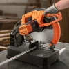 VEVOR Chop Saw, 14"/355mm Blade Diameter Cut Off Saw, 2800W 1200RPM Steel Cutting Machine, 0-45° Adjustable Dry Cut Chop Saw, Miter Saw for Cutting Metal Cold Cut Saw for Steel/Rebar/Iron/Aluminum