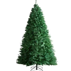 VEVOR Christmas Tree, 7.5ft Artificial Xmas Tree, Full Holiday Decor Tree with 1346 Branch Tips and Metal Base for Home Party Office Decoration