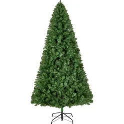 VEVOR Christmas Tree, 7.2ft Artificial Xmas Tree, Full Holiday Decor Trees with 1346 Branch Tips & Sturdy Metal Base for Home Party Office Decoration