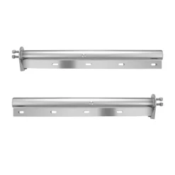 VEVOR Chrome Straight Spring Loaded Mud Flap Hangers, 1-1/8