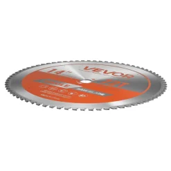 VEVOR Circular Saw Blade, 12 inch Diameter, 80 Sharp Alloy Teeth, 1 inch Arbor, Fine Finish, Wood Cutting Blade for Circular Saw, with Noise-Reducing Heat Vents, for Cutting Plywood, OSB, Hardwood