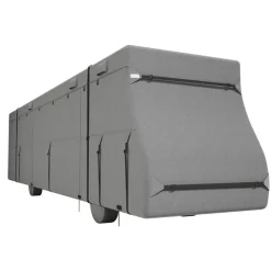 VEVOR Class A RV Cover, 40-43 ft Motorhome Cover, Non-woven Fabric Motorhome RV Cover, Waterproof, Windproof and Rip-Stop, Camper Cover with Storage Bag, Repair Patches, Straps and Tire Covers