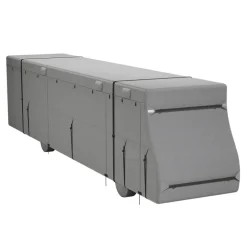 VEVOR Class A RV Cover, 40-43 ft Motorhome Cover, Non-woven Fabric Motorhome RV Cover, Waterproof, Windproof and Rip-Stop, Camper Cover with Storage Bag, Repair Patches, Straps and Tire Covers