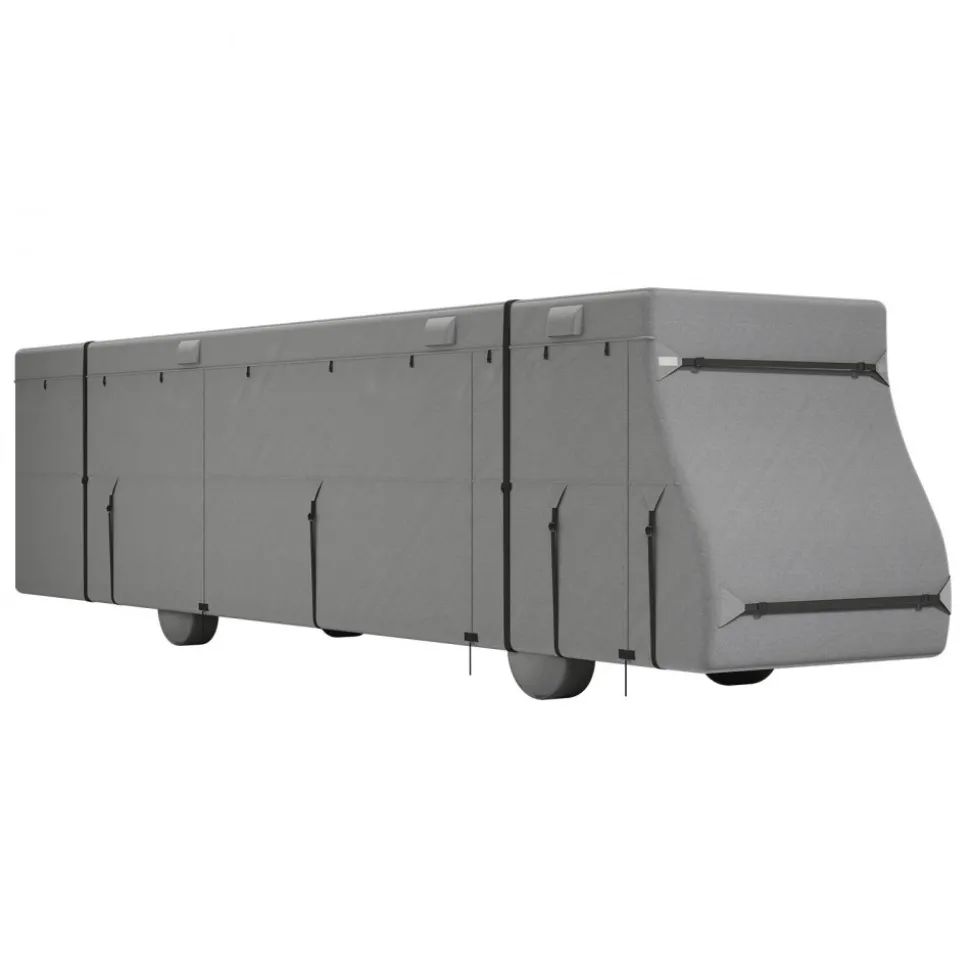 VEVOR Class A RV Cover, 40-43 ft Motorhome Cover, Non-woven Fabric Motorhome RV Cover, Waterproof, Windproof and Rip-Stop, Camper Cover with Storage Bag, Repair Patches, Straps and Tire Covers