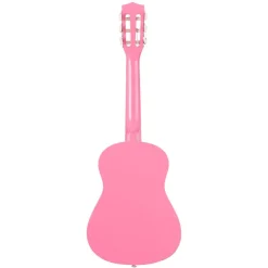VEVOR Classical Guitar, 30 Inch, Wood Classical Guitar Starter Kit for Beginners, with Nylon Strings, Gig Bag, Strap, Tuner, Extra Strings, Picks, Capo, Basswood, for Kids Girls Boys Students, Pink