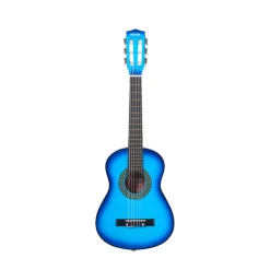 VEVOR Classical Guitar, 30 Inch, Wood Classical Guitar Starter Kit for Beginners, with Nylon Strings, Gig Bag, Strap, Tuner, Extra Strings, Picks, Capo, Basswood, for Kids Girls Boys Students, Blue