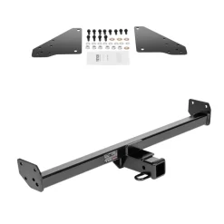 VEVOR Class 3 Trailer Hitch, 2-Inch Receiver, 6000 lbs, Q345B Steel Tube Frame, Compatible with 2020-2024 Toyota RAV4, Multi-Fit Hitch to Receive Ball Mount, Cargo Carrier, Bike Rack, Tow Hook, Black