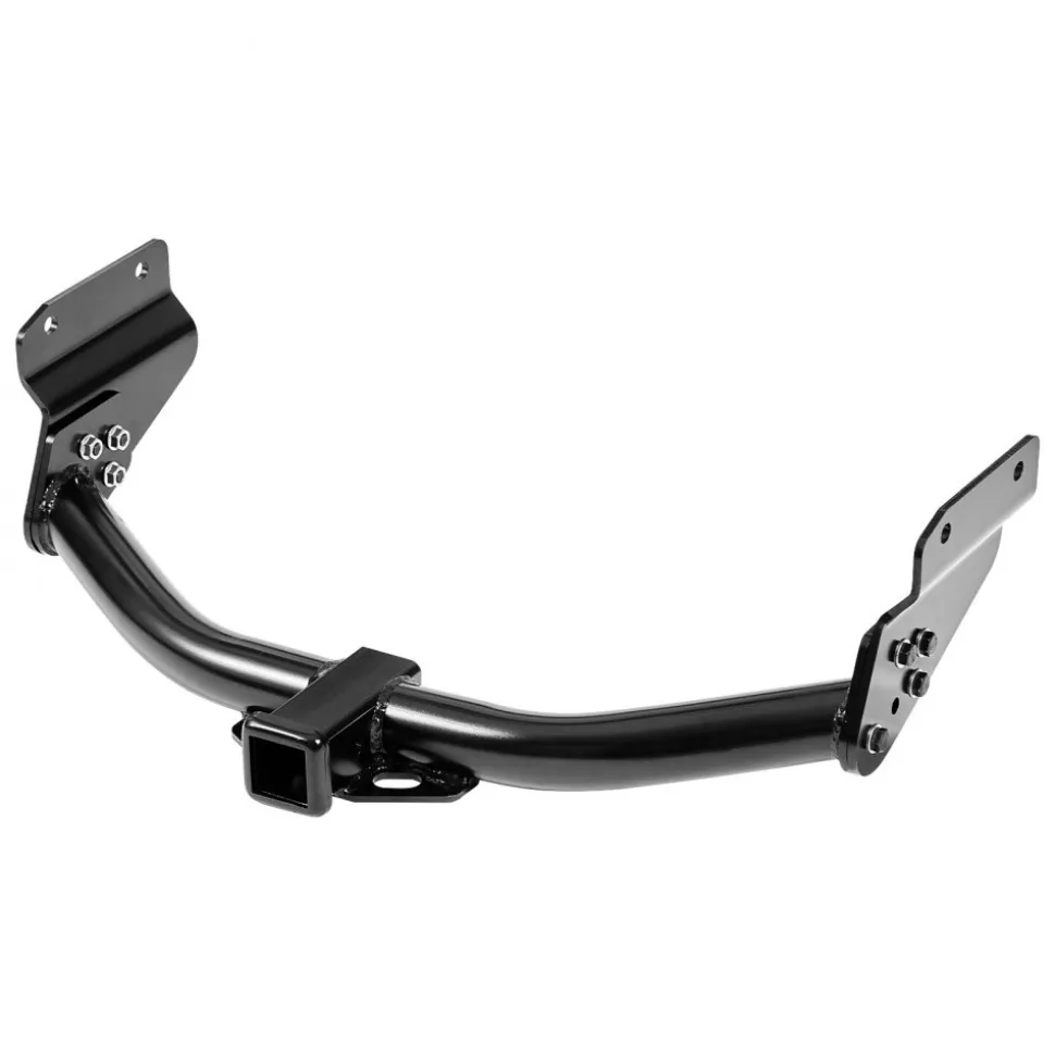 VEVOR Class 3 Trailer Hitch, 2-Inch Receiver, Compatible with 2011-2021 Jeep Grand Cherokee, Q345B Steel Tube Frame, Multi-Fit Hitch to Receive Ball Mount, Cargo Carrier, Bike Rack, Tow Hook, Black