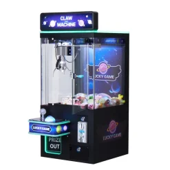 VEVOR Claw Crane Machine, Medium-Sized Arcade Game Machine with Light & Sound, Adjustable Steel Claws, Precise Toy Candy Grabber Prize Dispenser Vending Toy, for Commercial Home Cinema, Black Purple