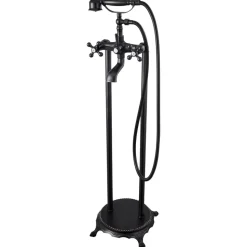 VEVOR Clawfoot Bathtub Faucet, Freestanding Tub Faucets with Handheld Shower, Vintage Oil-Rubbed Bronze Tub Filler Faucet Shower Kit with 360° Rotation Spout & 59-inch Long Hose for Bathtubs