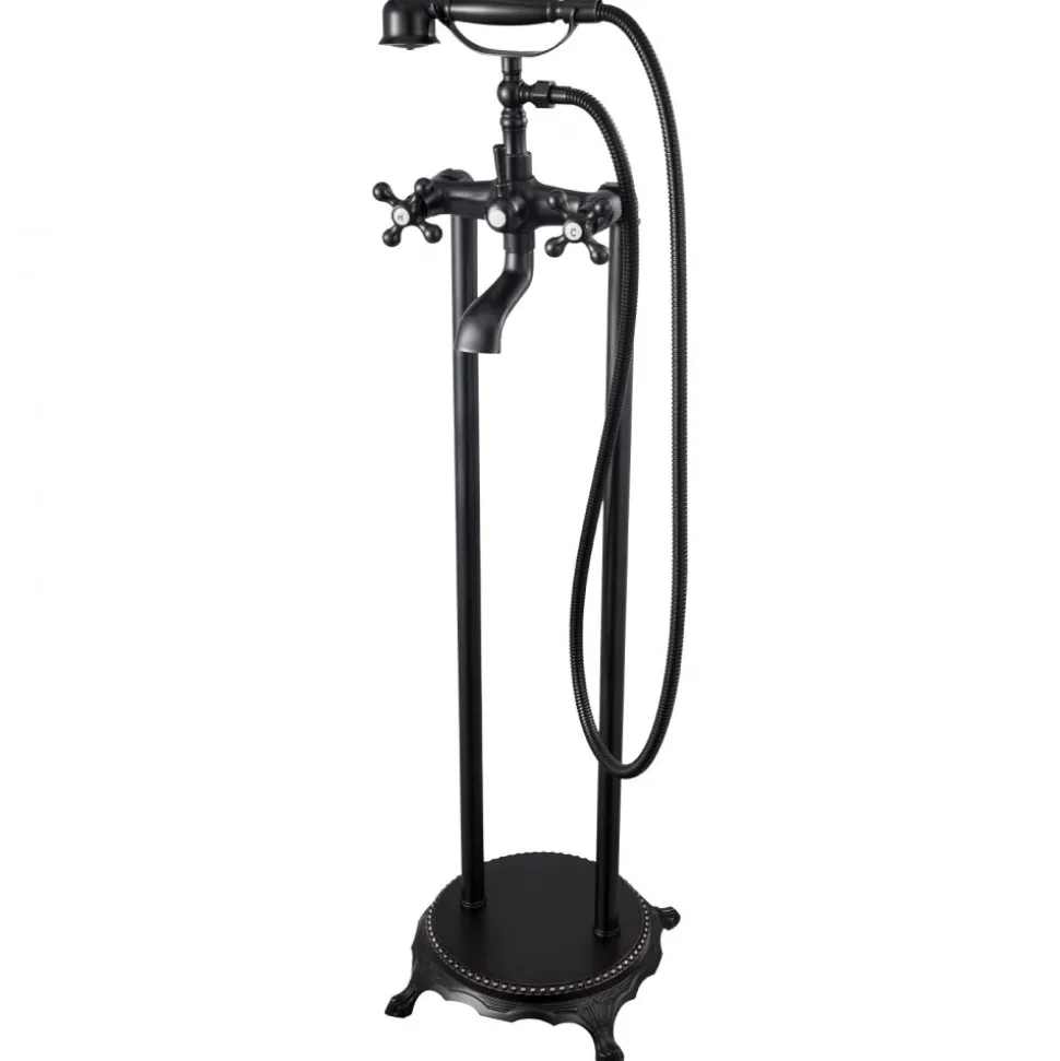 VEVOR Clawfoot Bathtub Faucet, Freestanding Tub Faucets with Handheld Shower, Vintage Oil-Rubbed Bronze Tub Filler Faucet Shower Kit with 360° Rotation Spout & 59-inch Long Hose for Bathtubs