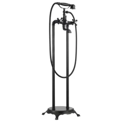 VEVOR Clawfoot Bathtub Faucet, Freestanding Tub Faucets with Handheld Shower, Vintage Oil-Rubbed Bronze Tub Filler Faucet Shower Kit with 360° Rotation Spout & 59-inch Long Hose for Bathtubs