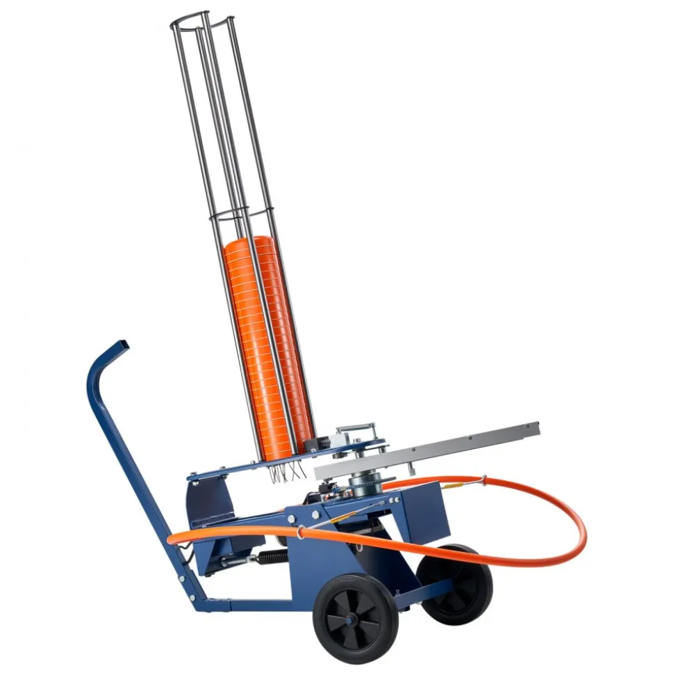 VEVOR Clay Target Thrower, 75-80 Clays Pigeon Thrower, 55+ Yards Automatic Skeet and Trap Launcher on Wheels - with Adjustable Angle, Foot Pedal & Pull Handle for Clays Throwing, Shooting Sports