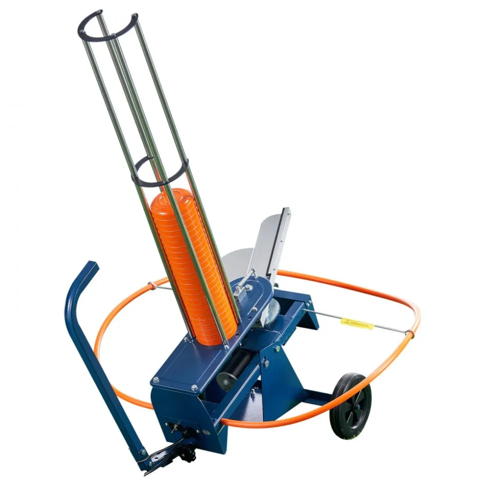 VEVOR Clay Target Thrower, 75-80 Clays Pigeon Thrower, 55+ Yards Automatic Skeet and Trap Launcher on Wheels - with Adjustable Angle, Foot Pedal & Pull Handle for Clays Throwing, Shooting Sports