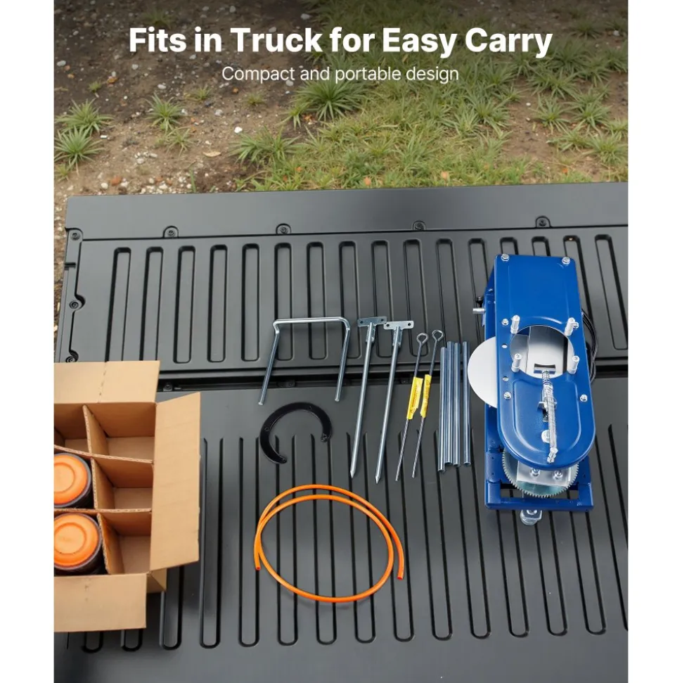 VEVOR Clay Target Thrower, Max 28 Clays Pigeon Thrower, 45+ Yards Automatic Skeet and Trap Launcher with Adjustable Angle & Foot Pedal for Clays Throwing Shooting Sports