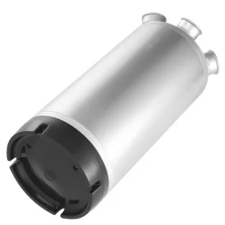 VEVOR Cleaning Keg, 5 Gallon/19L Keg Line Cleaning Kit with 4 D Coupler Connections & Rubber Base, Beer Lines Cleaner Used for Beer Line Cleaning, 304 Stainless Steel Kegerator Beers Lines Cleaner Kit