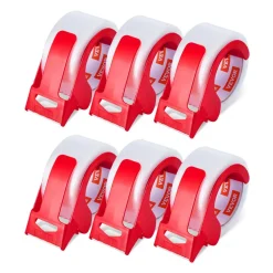 VEVOR Clear Packing Tape, 3 inches Core, 6 Rolls 1.88 Inches x 65 Yards Packing Tape with Dispenser, 2.7 Mil Heavy Duty Packaging Tape Designed for Moving, Storage and Packing, Shipping and Mailing