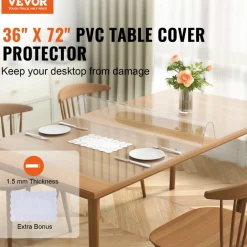 VEVOR Clear Table Cover Protector, 36