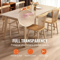 VEVOR Clear Table Cover Protector, 36