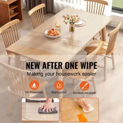 VEVOR Clear Table Cover Protector, 36