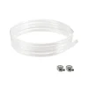 VEVOR Clear Vinyl Tubing, 1/2" ID x 5/8" OD, 10FT Plastic PVC Tubing, Flexible and Cuttable Clear Hose, 1/16 in Wall Thickness, High-strength PVC Material for Aquarium Irrigation Swimming Pool Lab