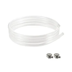 VEVOR Clear Vinyl Tubing, 1/2" ID x 5/8" OD, 10FT Plastic PVC Tubing, Flexible and Cuttable Clear Hose, 1/16 in Wall Thickness, High-strength PVC Material for Aquarium Irrigation Swimming Pool Lab