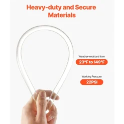 VEVOR Clear Vinyl Tubing, 1/2