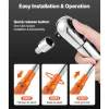 VEVOR Click Torque Wrench, 3/4 Inch Drive, 100-600 lbf-ft / 136-814N.m, Dual-direction Torque Wrench Set with Dual Range Scales, 48-tooth, ±3% High Precision, Alloy Steel, for Automobile Repair