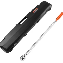 VEVOR Click Torque Wrench, 3/4 Inch Drive, 100-600 lbf-ft / 136-814N.m, Dual-direction Torque Wrench Set with Dual Range Scales, 48-tooth, ±3% High Precision, Alloy Steel, for Automobile Repair