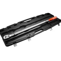 VEVOR Click Torque Wrench, 3/4 Inch Drive, 100-600 lbf-ft / 136-814N.m, Dual-direction Torque Wrench Set with Dual Range Scales, 48-tooth, ±3% High Precision, Alloy Steel, for Automobile Repair