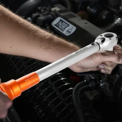 VEVOR Click Torque Wrench Set, 3 Pieces, 1/4, 3/8, 1/2 Inch Drive, 10-170 lbf-ft, 5-45 lbf-ft, 20-240 lbf-in, Dual-direction and Dual Range Scales, 72-Tooth, ±3% High Precision, for Bicycle Repair