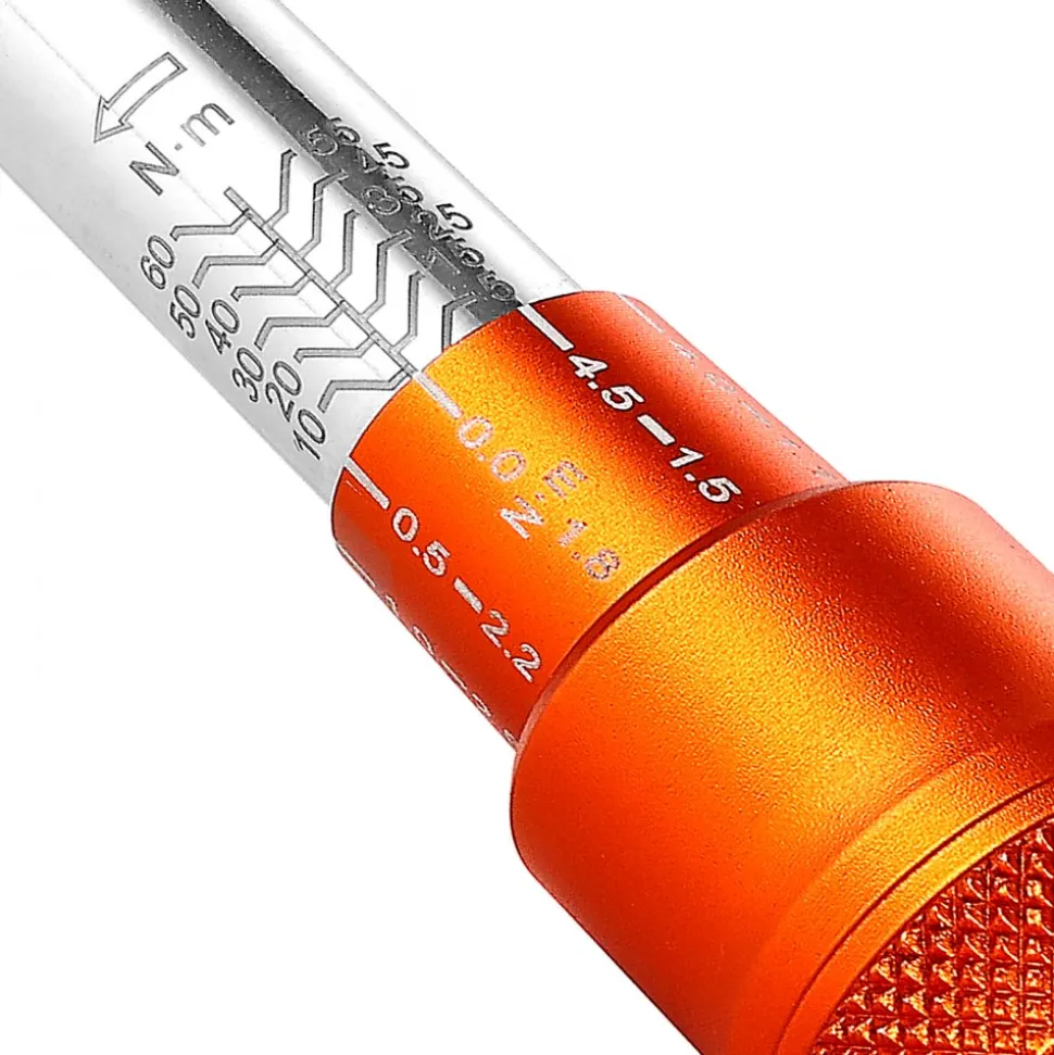 VEVOR Click Torque Wrench Set, 3/8 Inch Drive, 5-60 N.m / 3.7-44.3 lbf.ft, Dual-direction, 72-Tooth, ±3% High Precision, with Sockets, Bits, Extension Bar, Spark Plug Sockets, Adapter, Orange