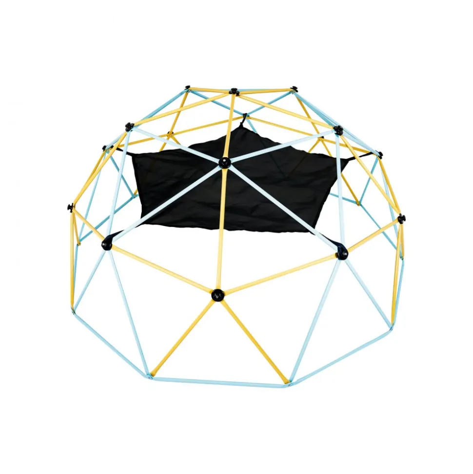 VEVOR Climbing Dome, for Kids 3 to 10 Years Old,10FT Geometric Dome Climber with Hammock and Swing, Jungle Gym Supports 750LBS and Easy Assembly, with Climbing Grip, Outdoor Backyard Play Equipment