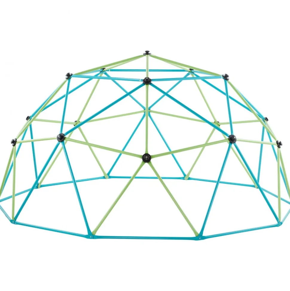 VEVOR Climbing Dome, 10FT Geometric Dome Climber with Swing & Hammock, 1000LBS Loading Kid's Jungle Gym Playground, Easy-Assembly Outdoor Backyard Climbing Equipment for Boys Girls 3 to 10 Years Old