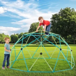 VEVOR Climbing Dome, 6FT Geometric Dome Climber for Kids, 600LBS Loading Indoor/Outdoor Jungle Gym Playground, Easy-Assembly Backyard Climbing Play Equipment for Boys Girls 3 to 10 Years Old