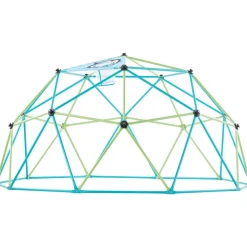 VEVOR Climbing Dome, 10FT Geometric Dome Climber for Kids, 1000LBS Loading Jungle Gym Playground with Octopus Net & 2 Basketballs, Easy-Assembly Outdoor Backyard Climbing Toys - Gift for Boys Girls