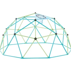 VEVOR Climbing Dome, 10FT Geometric Dome Climber for Kids, 1000LBS Loading Jungle Gym Playground with Octopus Net & 2 Basketballs, Easy-Assembly Outdoor Backyard Climbing Toys - Gift for Boys Girls