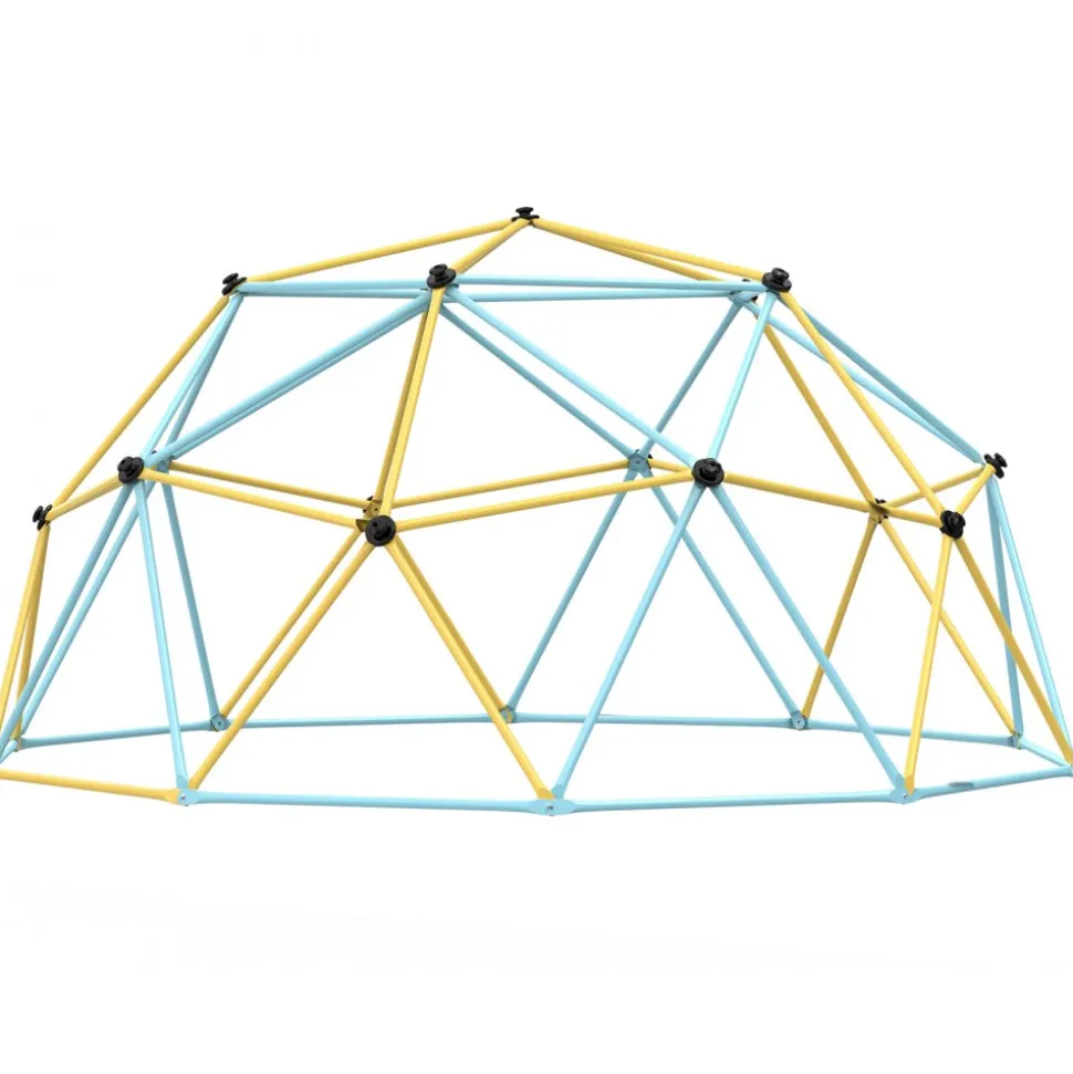 VEVOR Climbing Dome, Jungle Gym Supports 750LBS and Easy Assembly, 10FT Geometric Dome Climber Play Center for Kids 3 to 10 Years Old,with Climbing Grip, Outdoor Backyard Play Equipment for Kids