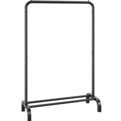 VEVOR Clothes Rack, Heavy Duty Clothing Garment Rack with Hanging Rod and Bottom Storage Area, Clothing Rack for Bedroom Guest Room
