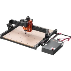 VEVOR CNC Router Machine, 300W Spindle, 3-Axis Wood Engraving Milling Machine, with 15.75 x 15.75 x 2.36 in Working Area, Offline Controller, Aluminum Alloy Structure, for Wood Acrylic Carving Cutting