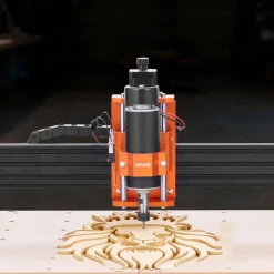VEVOR CNC Router Machine, 300W Spindle, 3-Axis Wood Engraving Milling Machine, with 15.75 x 15.75 x 2.36 in Working Area, Offline Controller, Aluminum Alloy Structure, for Wood Acrylic Carving Cutting